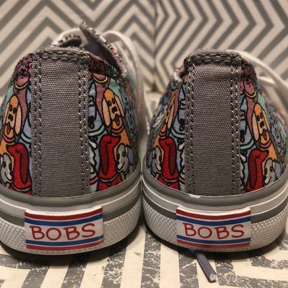 Bobs UTOPIA-Bow Bow Canvas sneakers size 7.5 NEW - Picture 4 of 8